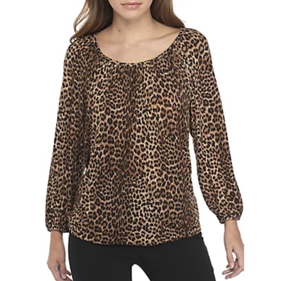 Michael Kors Tops - Michael Kors pheasant top, L
